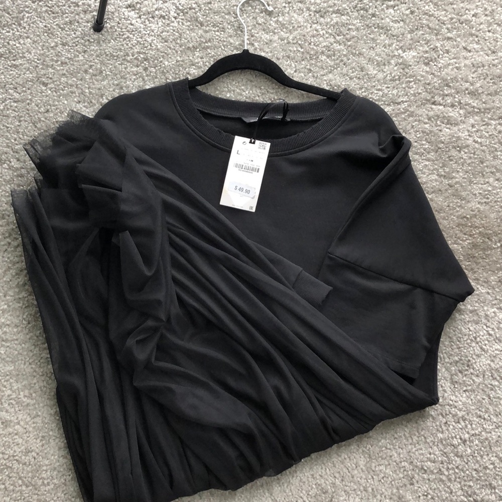 Tulle Sweatshirt
